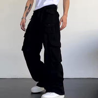 Mujer Pockets Baggy Pants For Men