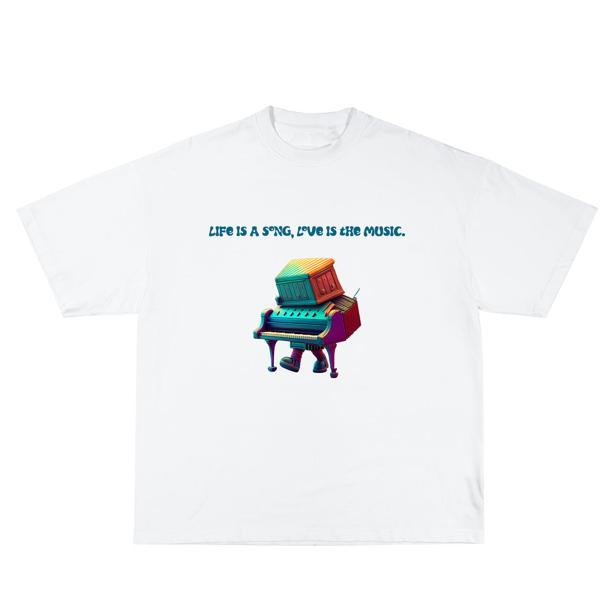 Life is a Song Love is the Music T-Shirt