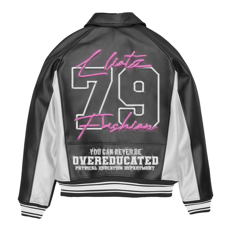 79 PED Varsity Leather Jacket