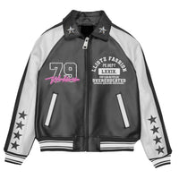 79 PED Varsity Leather Jacket