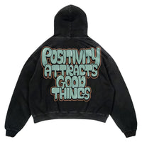 POSITIVITY ATTRACTS GOOD THINGS - Hoodie