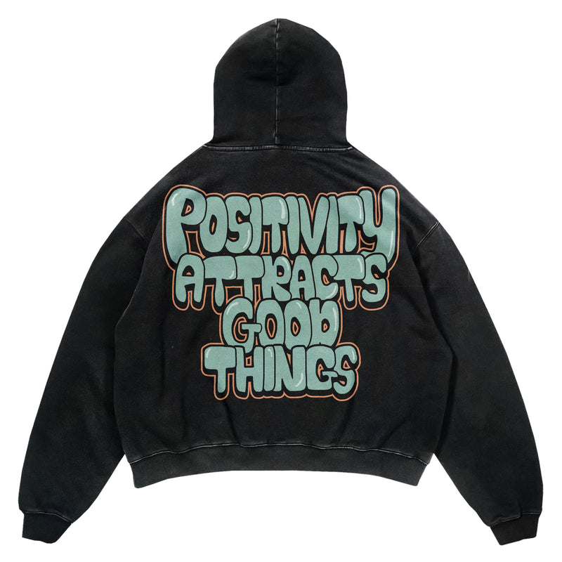 POSITIVITY ATTRACTS GOOD THINGS - Hoodie