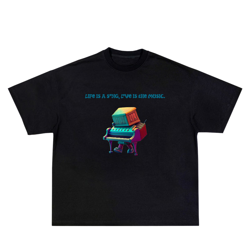 Life is a Song Love is the Music T-Shirt