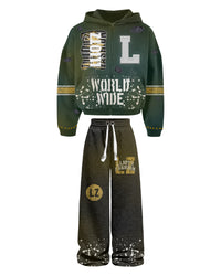 LZ Fashion Faded Oversized Pant