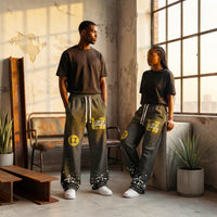 LZ Fashion Faded Oversized Pant